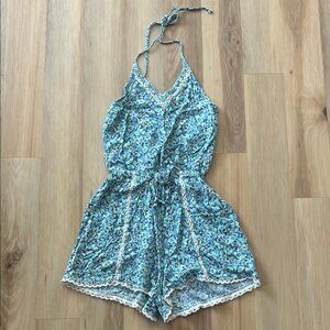 Floral Hollister Romper